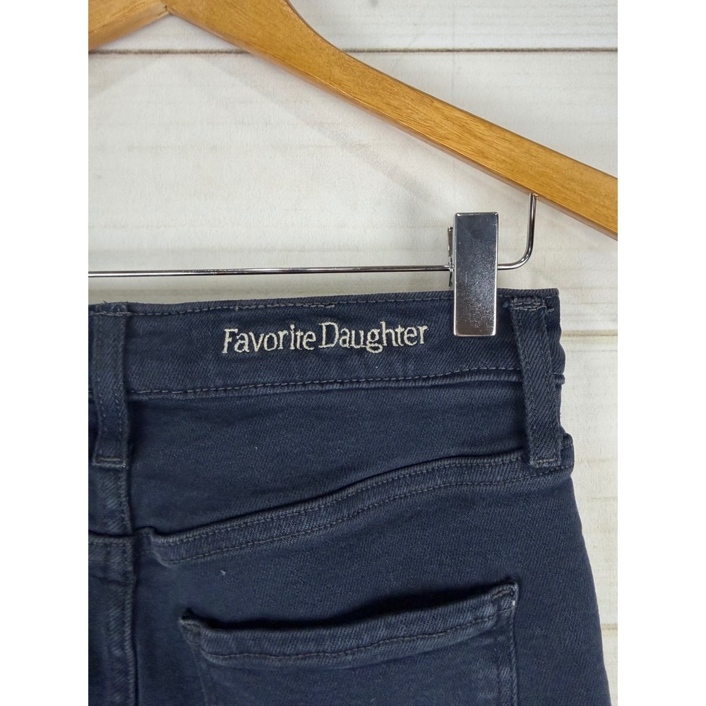 Favorite Daughter Jeans 28 Blue The Valentina Boot Super High Rise Mini Bootcut - Picture 3 of 12